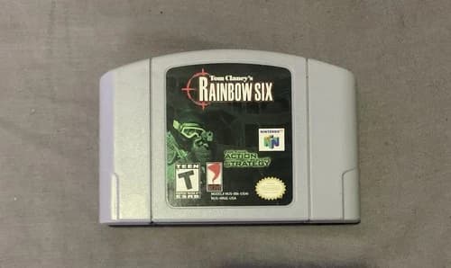 Tom Clancy's Rainbow Six Nintendo 64 N64 Authentic