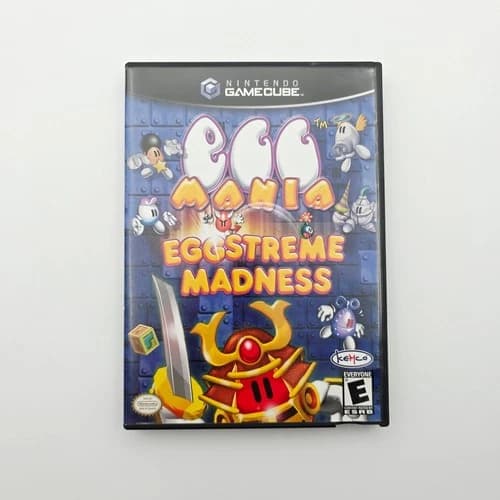 Egg Mania Eggstreme Madness Nintendo GameCube Kemco Puzzle Party Complete