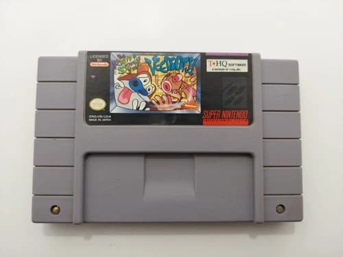 The Ren and Stimpy Show Veediots! Super Nintendo SNES, 1993 cartridge only