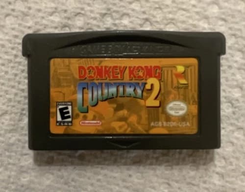 Nintendo Donkey Kong Country 2 Game Boy Advance TESTED CLEAND AUTHENTIC