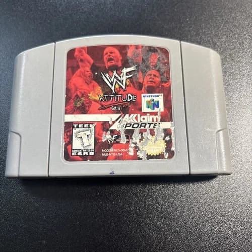 Wwf-Attitude - Nintendo 64 (N64) Loose Cart Only