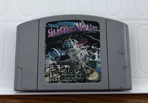 Space Station Silicon Valley Nintendo N64 Authentic, Tested, Bad Label But Works