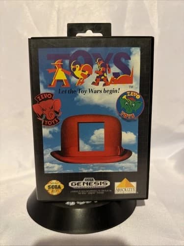Toys (Sega Genesis, 1993) CIB Manual Tested