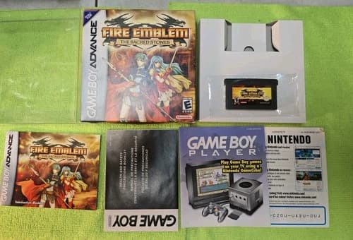 Fire Emblem: The Sacred Stones (Nintendo Game Boy Advance, 2005) Authentic. CIB.