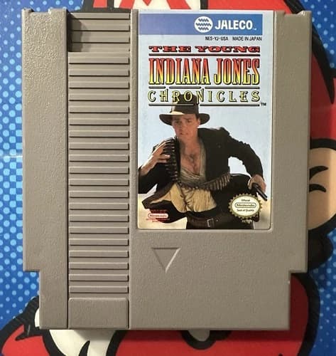 Young Indiana Jones Chronicles Nintendo NES Authentic Clean Tested
