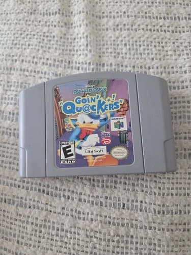 Disney's Donald Duck: Goin' Quackers Nintendo 64 N64 Authentic TESTED/WORKS