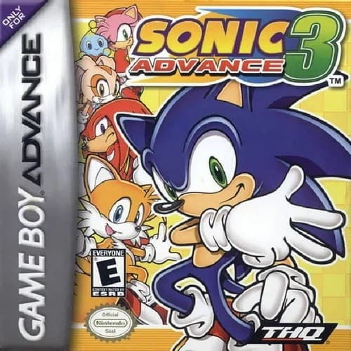 Sonic Advance 3 GBA Video Game Gameboy Advance 2004