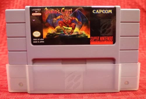 SUPER NINTENDO SNES CAPCOM DEMON’S CREST GAME ONLY