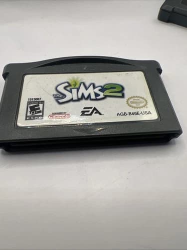 Game Boy Advance The Sims 2 2005 Cartridge Tested Working