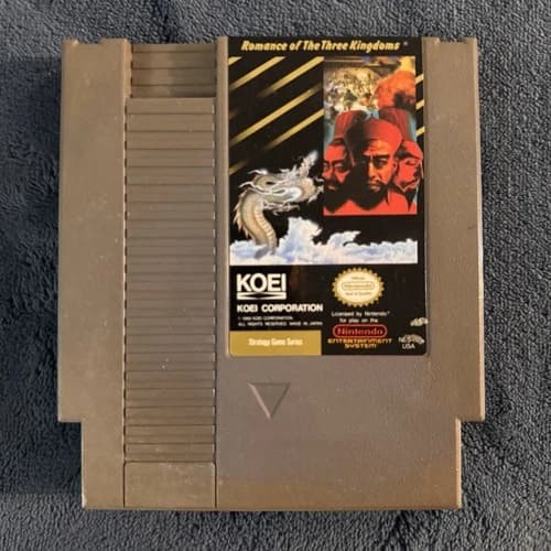 Romance of the Three Kingdoms (Nintendo Entertainment System, NES 1989) Tested
