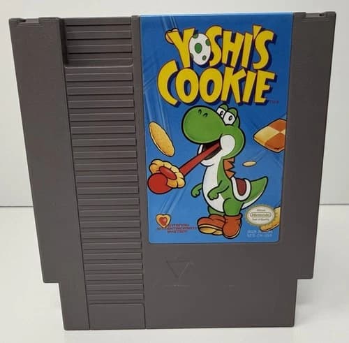 Yoshi’s Cookie for NES (Cartridge Only, Authentic, Tested, working)