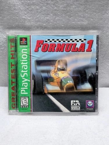 Formula 1 Sony PlayStation 1 Complete Good Used Condition Video Game
