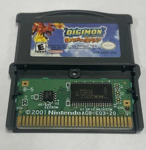 Digimon: BattleSpirit (Nintendo Game Boy Advance, 2003) | Cart Only | Tested