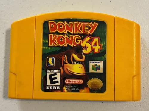 Donkey Kong 64 (Nintendo 64, 1999) N64 Authentic Tested and Working