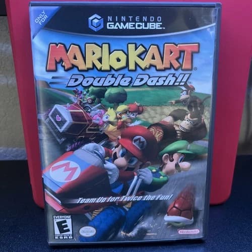 Mario Kart Double Dash Gamecube Double Dash CIB black lable