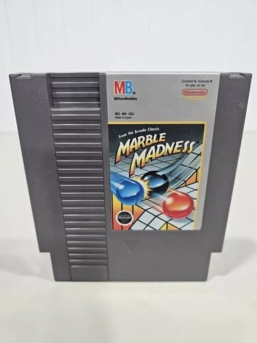 Marble Madness (Nintendo NES, 1989) *TESTED*