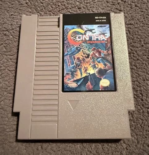 Contra Force (Nintendo NES, 1992) Authentic Konami Original Tested Works! Mint