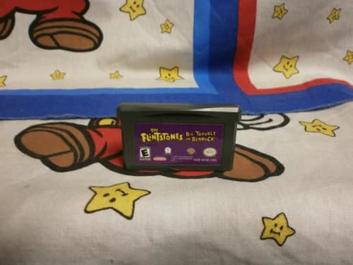 Gameboy Advance Flintstones Big Trouble in Bedrock Game - AUTHENTIC RARE