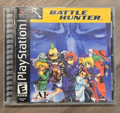 Battle Hunter PS1 PlayStation 1 Complete CIB Tested Manual Black Label 2001