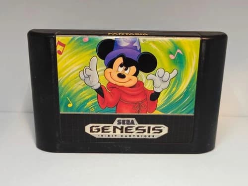 Fantasia Sega Genesis Cart Only Tested Original Working Condition