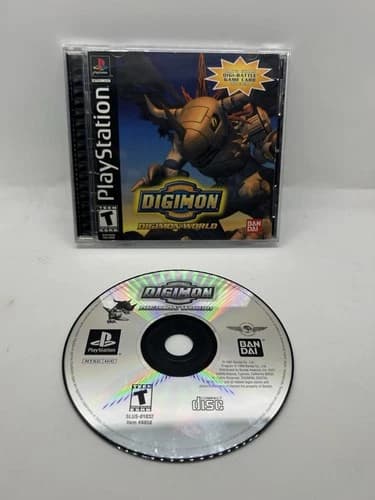 Digimon World - Sony PlayStation 1 Game (Complete Reg Card) - Tested