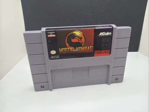 Mortal Kombat (Super Nintendo SNES, 1993) Cartridge Only