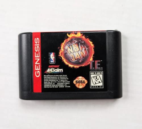 NBA Jam Sega Genesis Tournament Edition Cartridge Only Tested Working
