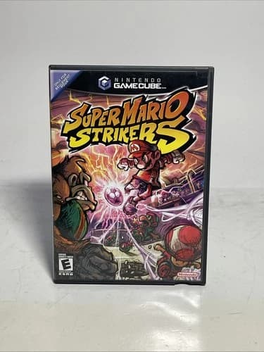 Super Mario Strikers Nintendo GameCube Complete CIB