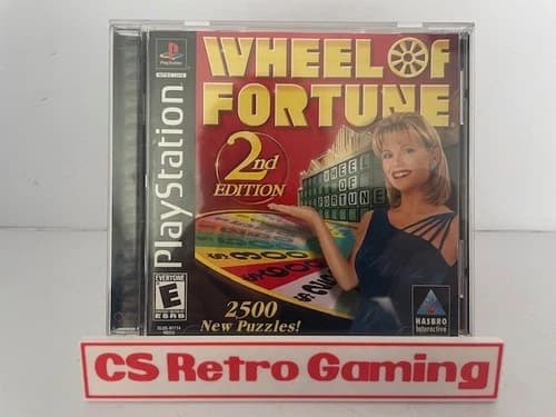 Wheel of Fortune 2nd Edition (Sony Playstation, PS1) Complete w/Manual Tested