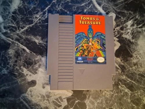 Tombs and Treasure Nintendo NES Authentic Tested Contacts Cleaned