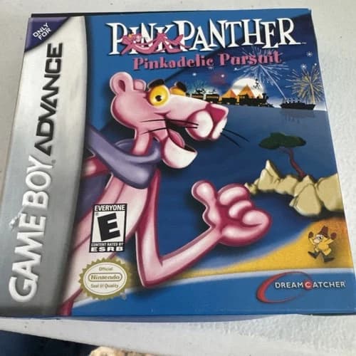 pink panther pinkadelic pursuit GBA Cib