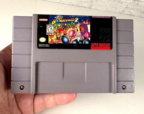 Super Bomberman 2 (Super Nintendo Entertainment System, 1994) - Tested Working