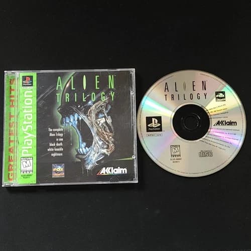 Alien Trilogy Greatest Hits (PlayStation 1 PS1, 1996) CIB Complete Tested