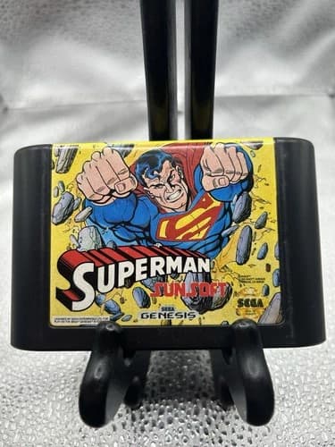 Superman (1992) (Sega Genesis, 1992) Cartridge Only Tested Works Authentic