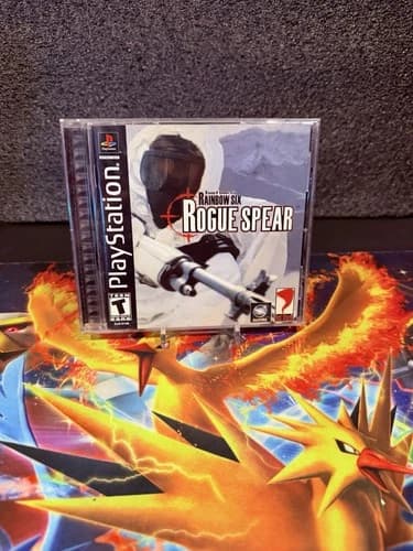 Tom Clancy's Rainbow Six Rogue Spear (PlayStation 1) PS1 CIB W/ Reg Card, Tested
