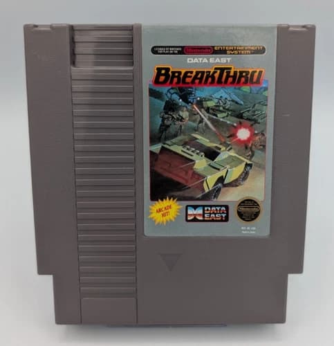 BreakThru (Nintendo Entertainment System, 1987) - Authentic - Tested