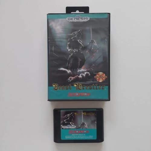 Beast Wrestler (Sega Genesis, 1991) Tested and Works!