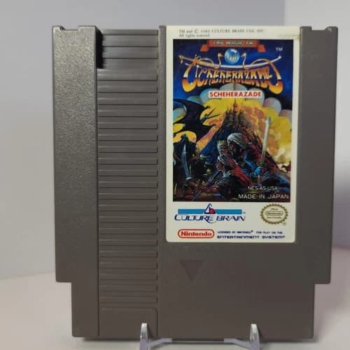 The Magic of Scheherazade NES 1990 Authentic Cleaned/Tested/Works Cart Only