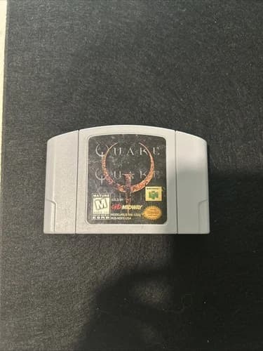 Quake N64 Nintendo 64 Authentic OEM Cartridge Tested and Cleaned