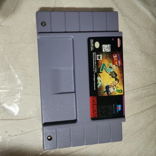 Earthworm Jim 2 SNES Super Nintendo Entertainment System, 1994 - Tested