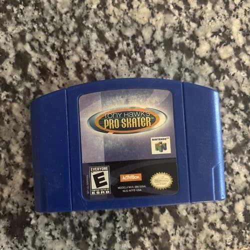 Tony Hawk's Pro Skater 1 Nintendo 64 1999 Authentic N64 Cartridge Tested