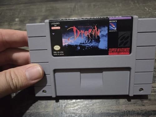 Bram Stoker's Dracula SNES Tested Works CLEAN Super Nintendo