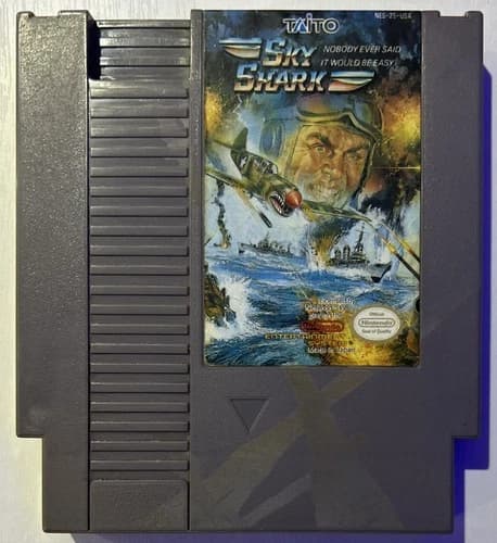 Sky Shark (Nintendo Entertainment System, 1989) NES - Tested & Working! READ