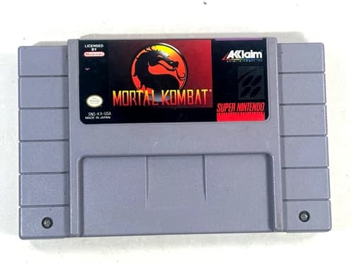 Mortal Kombat (Super Nintendo Entertainment System, 1993) SNES