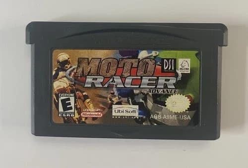Moto Racer Advance (Nintendo Game Boy Advance, 2002) Loose Cartridge RARE Tested