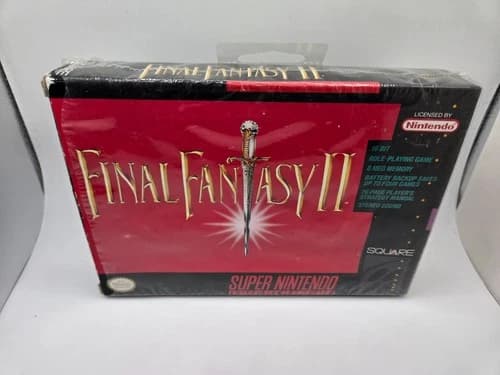 Final Fantasy II (Super Nintendo Entertainment System, 1991) CIB