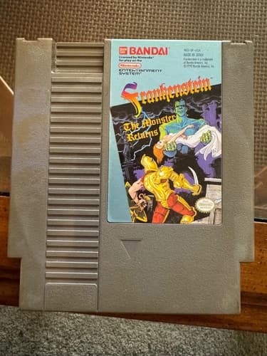 Frankenstein: The Monster Returns (Nintendo NES) RARE video game cart only L@@K