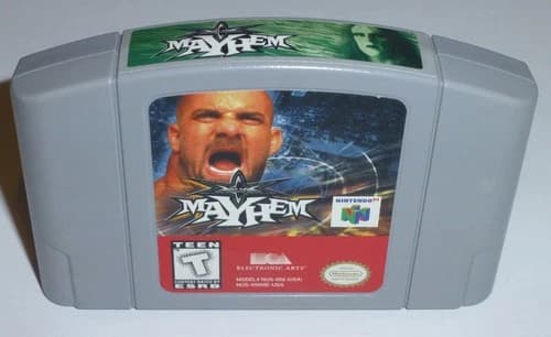 WCW MAYHEM - Nintendo 64 N64 Game, Tested/Working