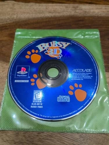 Bubsy 3D Sony PlayStation 1 PS1 1997 Disc Only Tested