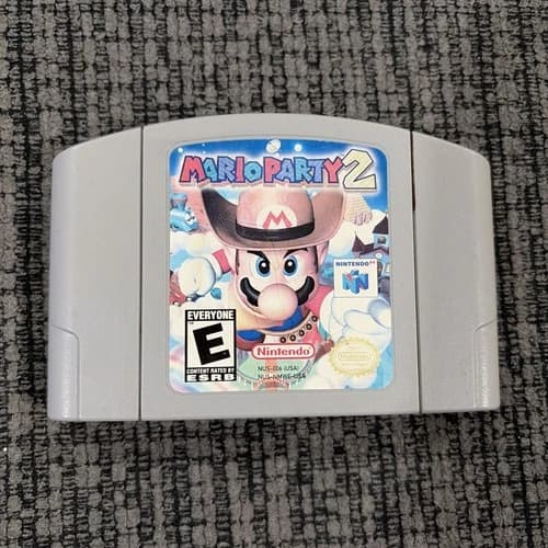 Mario Party 2 - Nintendo 64 (N64) Authentic Tested Works